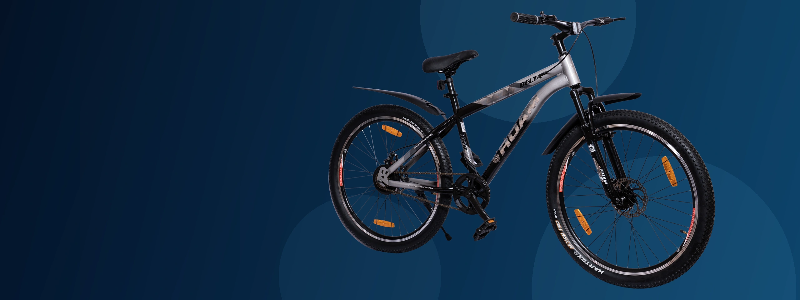 ROAM Delta bicycle banner